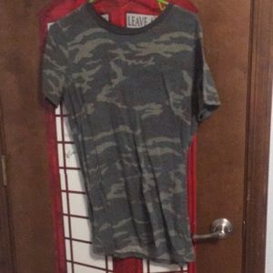 Camo T-shirt Dress